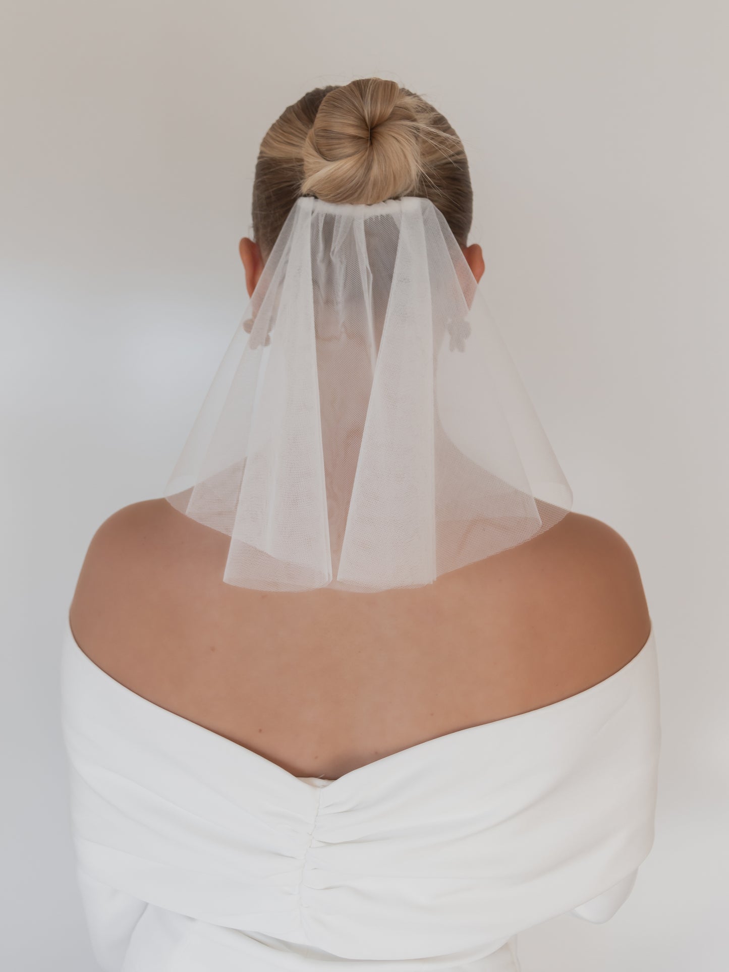 Heidi short veil, bridal shower veil, hens party veil,made to order, australian made, high quality, affordable veil