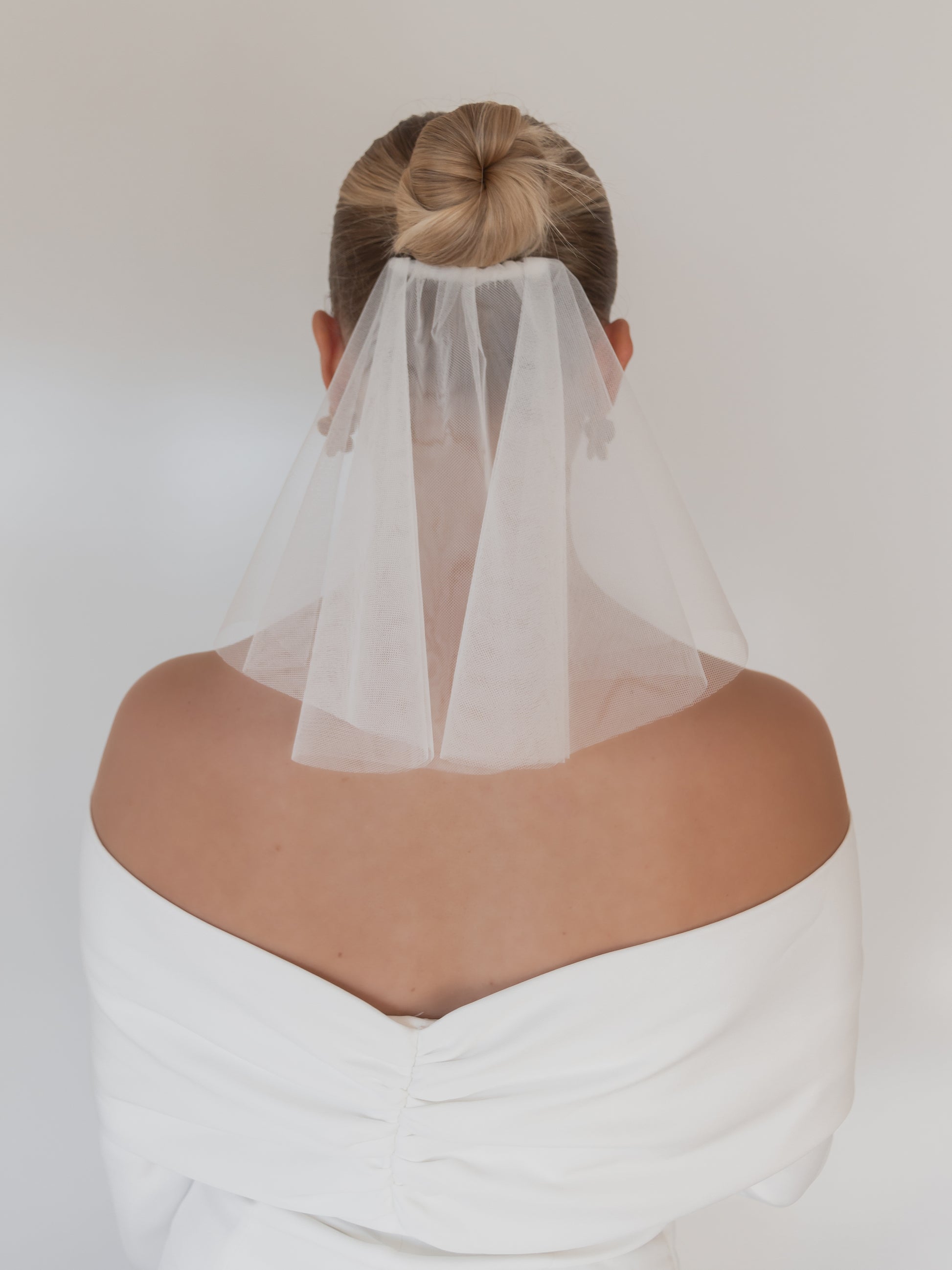 Heidi short veil, bridal shower veil, hens party veil,made to order, australian made, high quality, affordable veil